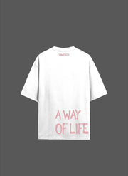 SIMITCH White T-shirt Oversize More Than A Way